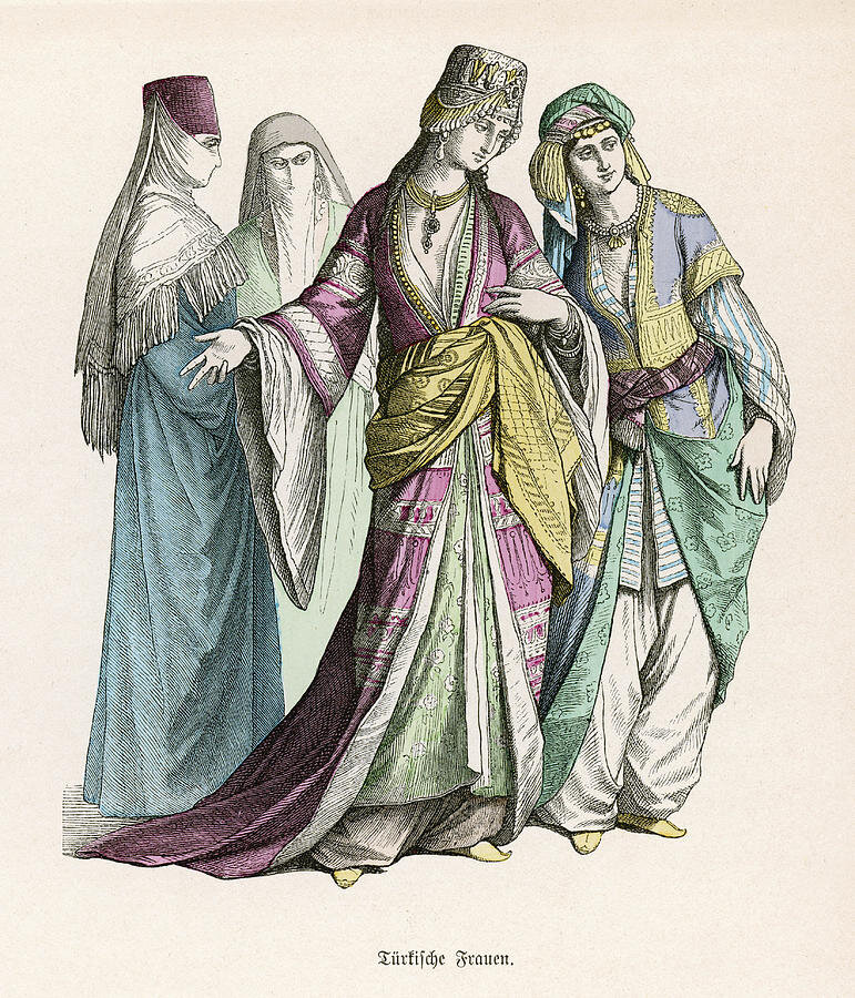 Одежда наложниц 16 века