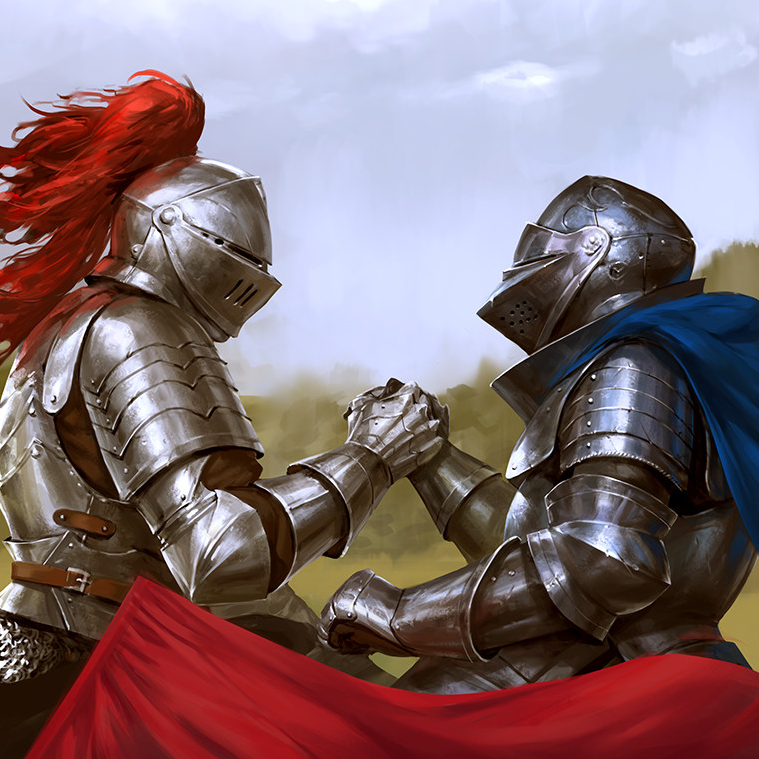 Два принца, два претендента на руку и сердце принцессы.