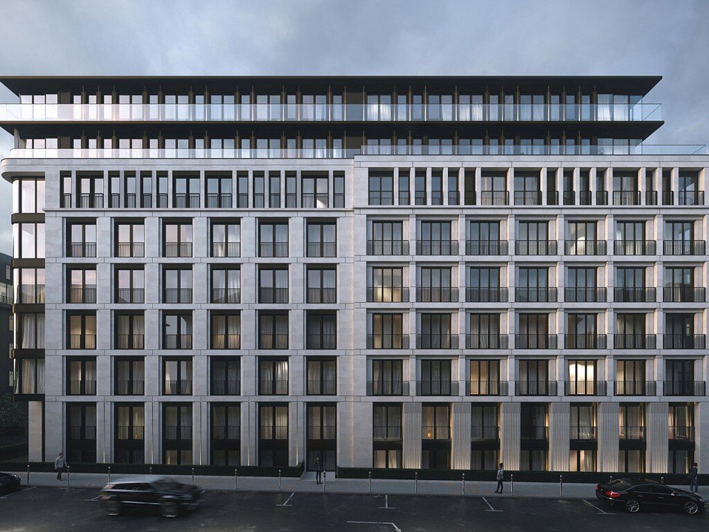 Фасад клубного дома Turgenev