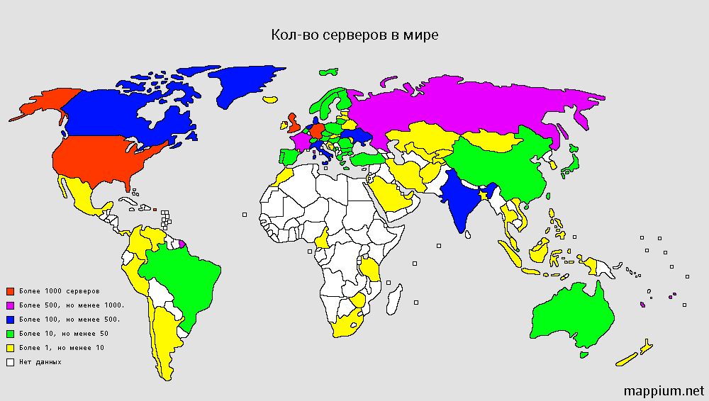 Карта политического сервера