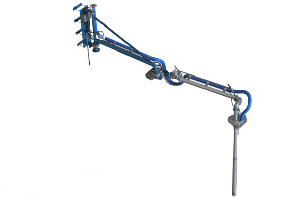 Установка верхнего герметизированного налива светлых нефтепродуктов