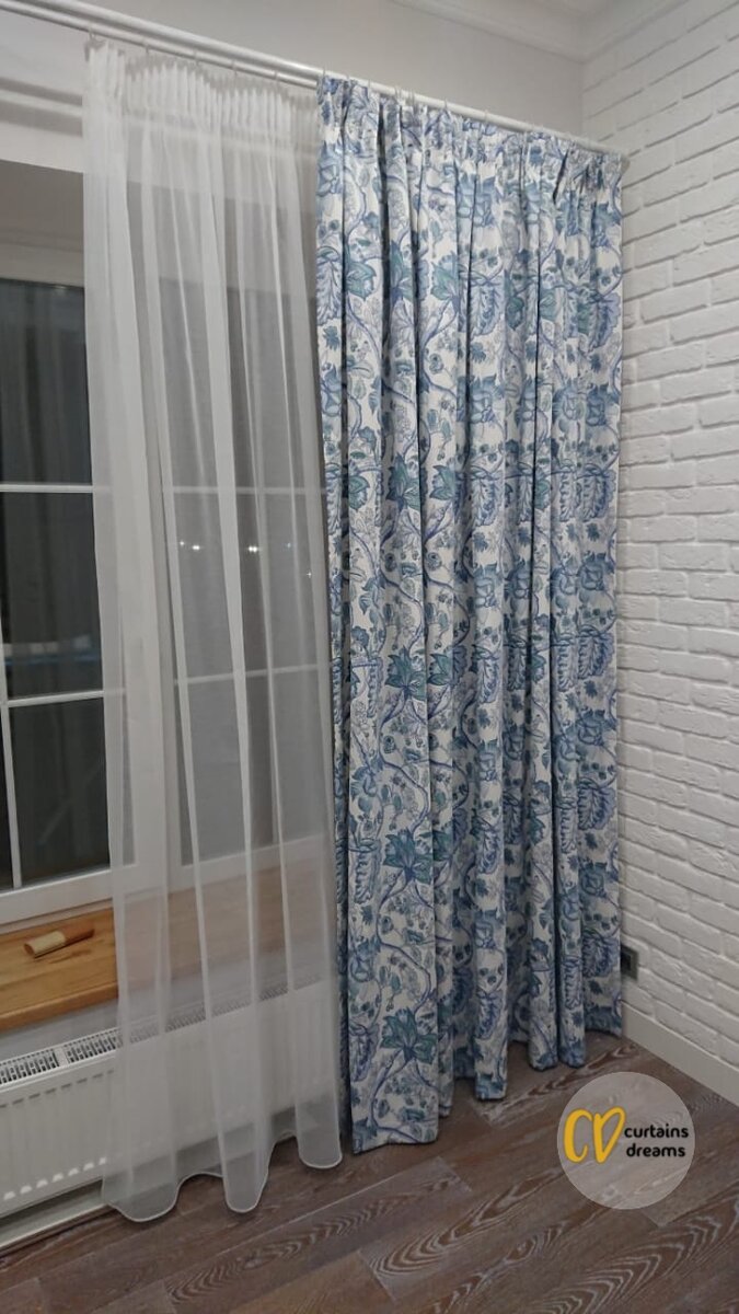 Портьера с рисунком