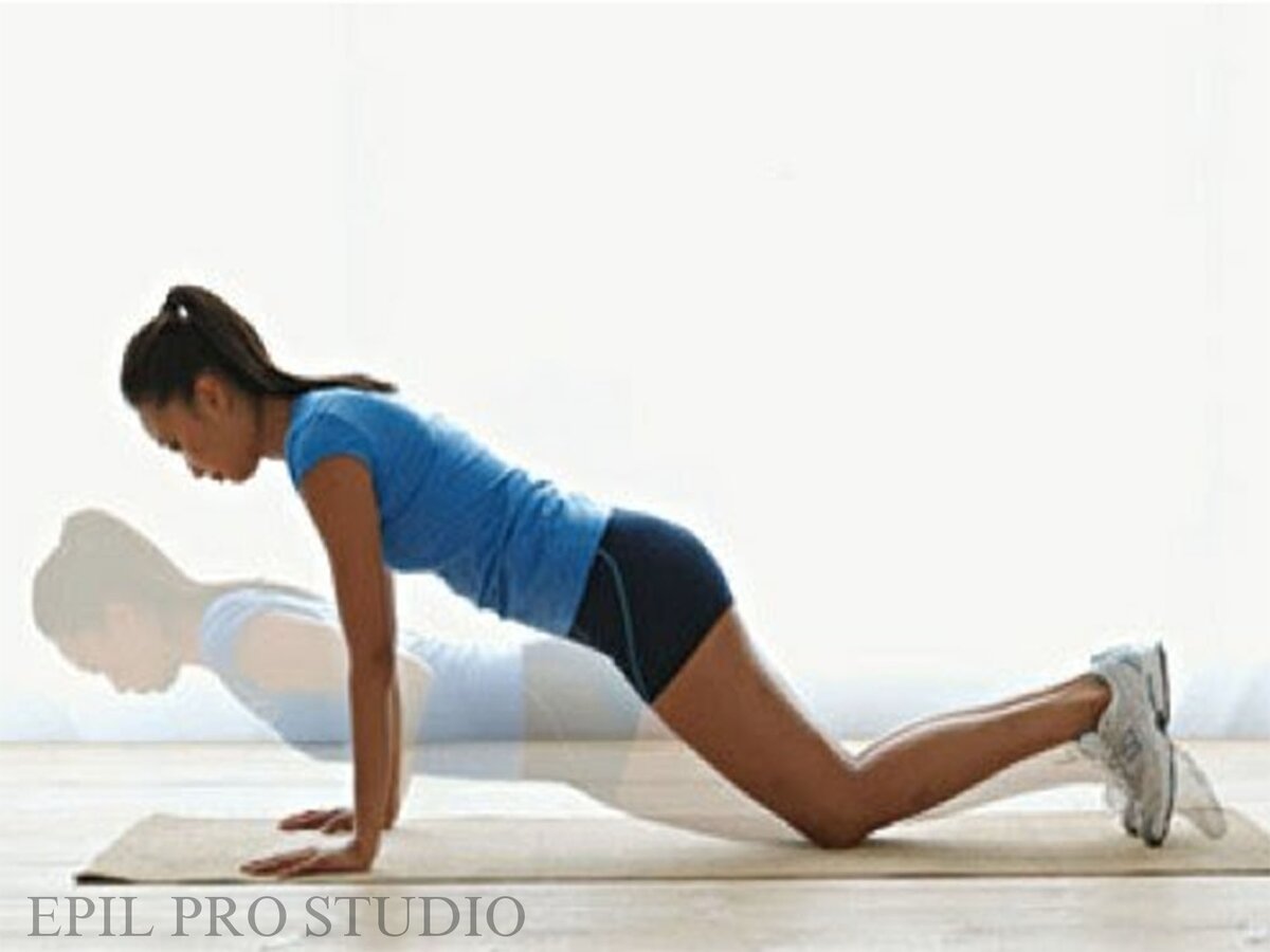 Отжимания от колен