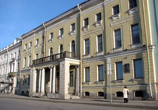 Дом графа остермана чертеж