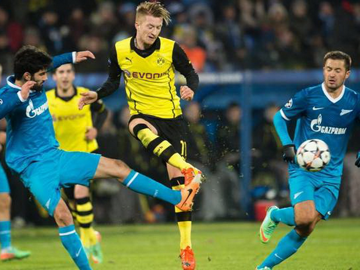 “Зенит” проиграл дортмундской “Боруссии” в Лиге чемпионов
