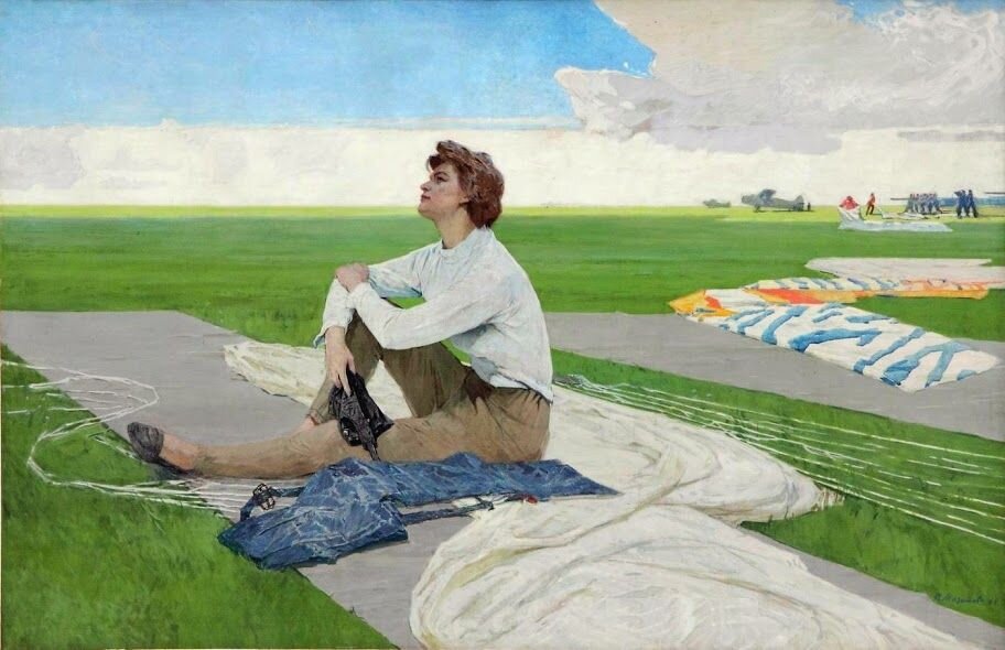 АМИР МАЗИТОВ. ЧАЙКА. 1964. ЯРОСЛАВСКИЙ ХУДОЖЕСТВЕННЫЙ МУЗЕЙ