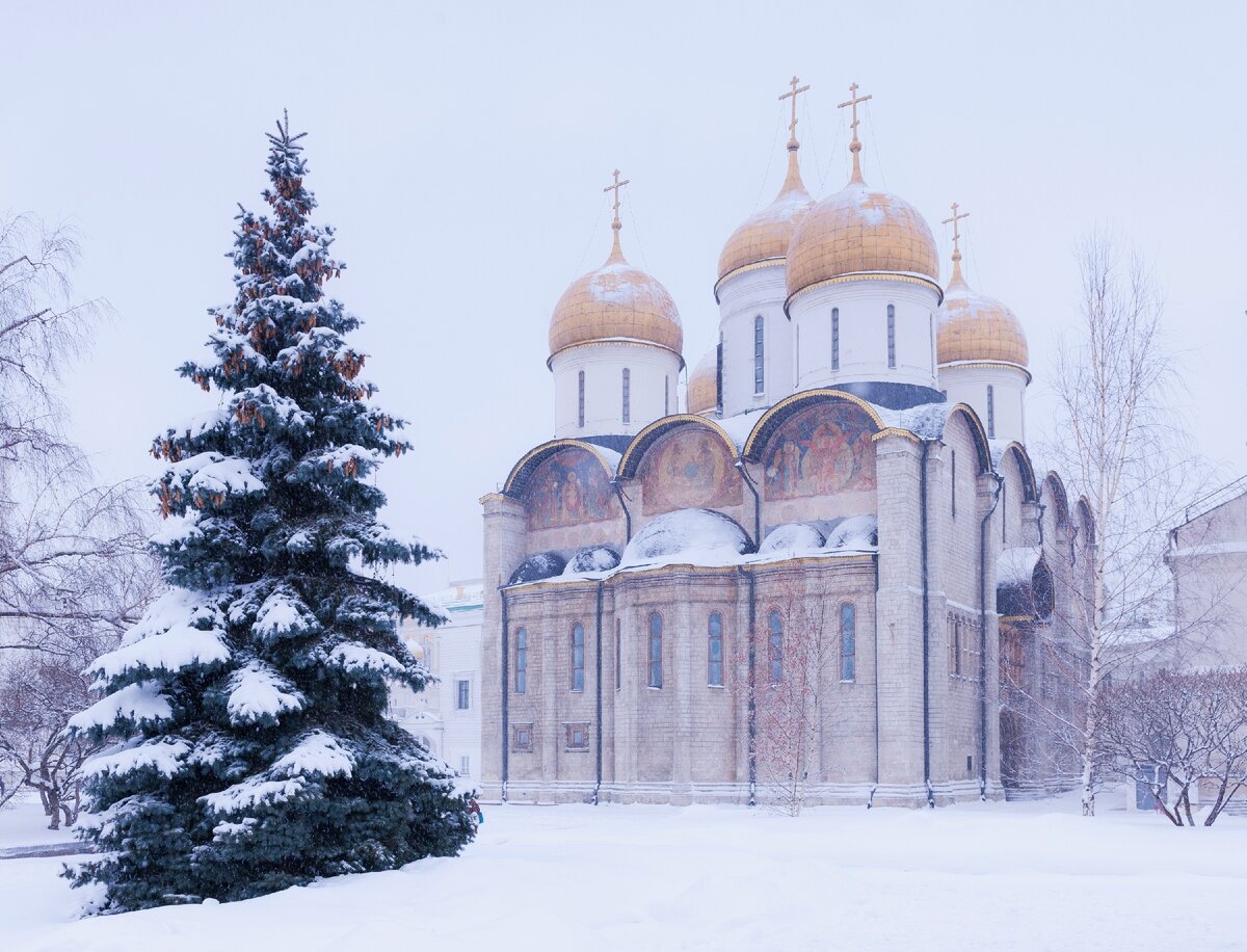 Успенский собор зимой