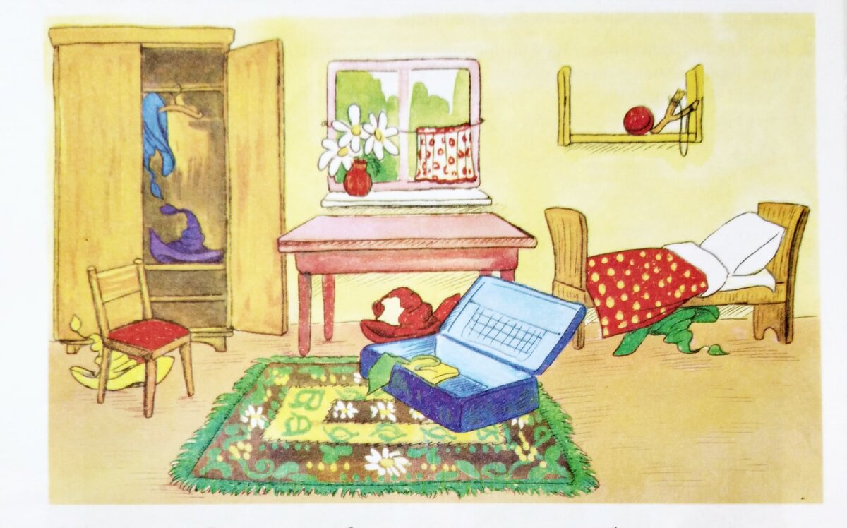 Комнаты на английском языке. Тема мебель для детей. Рассмотрите рисунки составьте предложения. Сюжетная картина дети в комнате. Разгадай и запиши предложения.