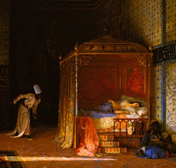 Хлебовский С. (1835-1884). Драма в гареме. 