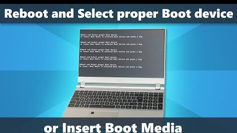 Reboot and Select proper Boot device or Insert Boot Media in selected Boot device — как исправить