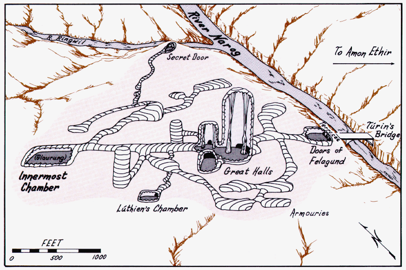 План Нарготронда, атлас К. Фонстад.