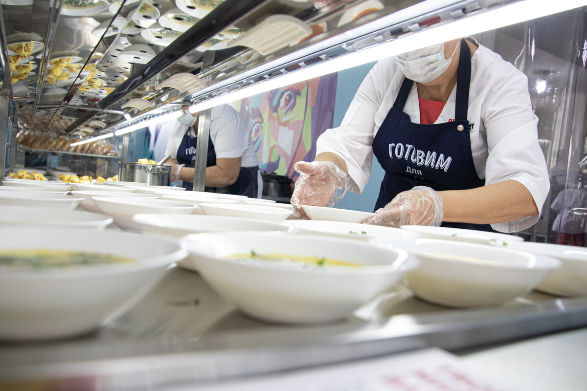 Школьное кафе в Волгограде