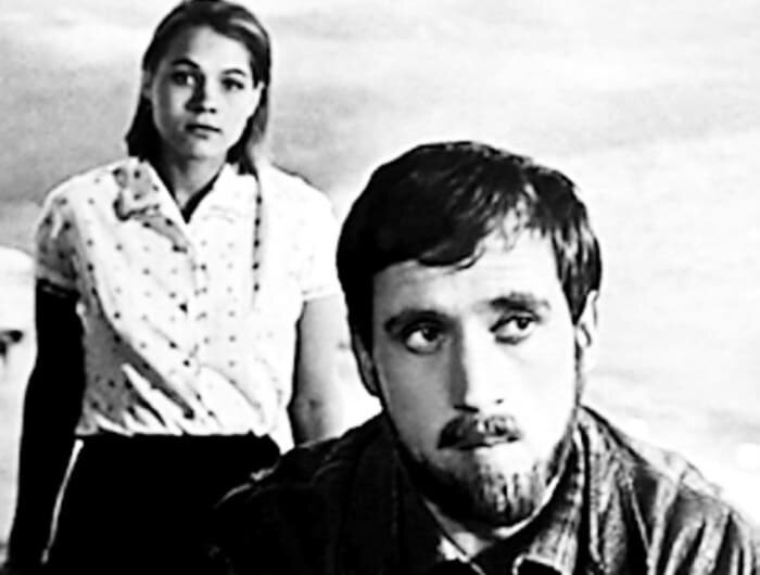 Нина Русланова и Владимир Высоцкий в фильме "Короткие встречи", 1967  год