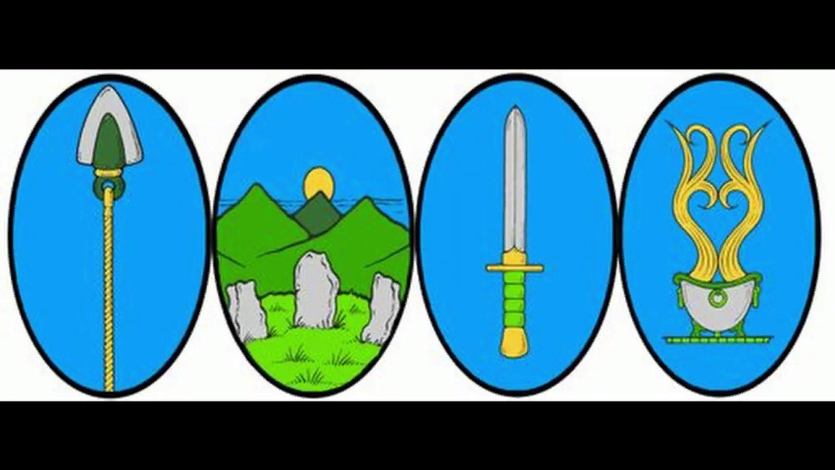 Четыре магнитных предмета