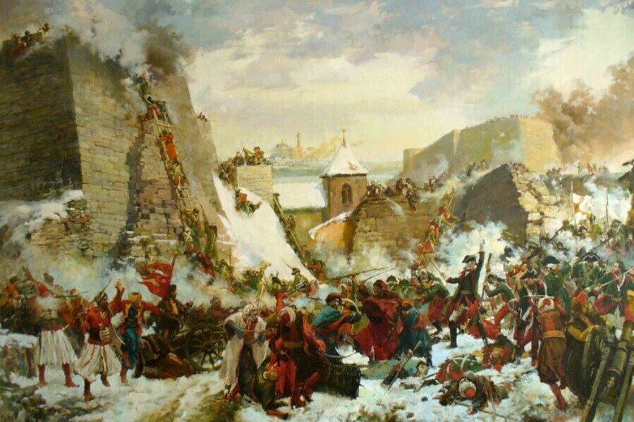 1788. Взятие Очакова». худ. Владимир Полнобродский