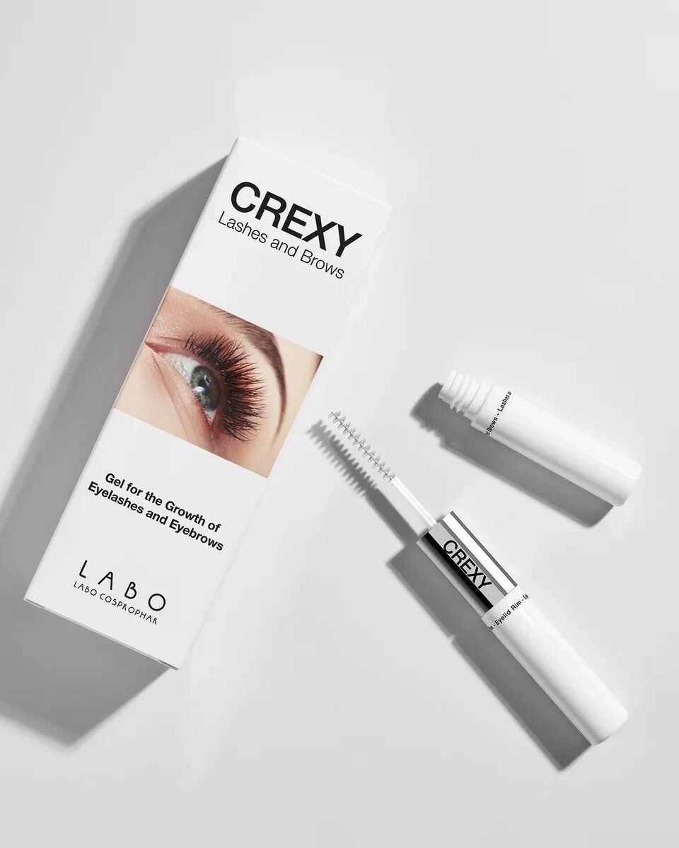 Labo Crexy Lashes and Brows Gel - гель для стимуляции роста ресниц и бровей