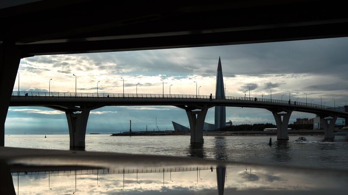    Вид на Лахта-центр в Санкт-Петербурге© РИА Новости / Алексей Даничев