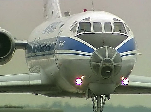Ту-134А перед выруливанием..