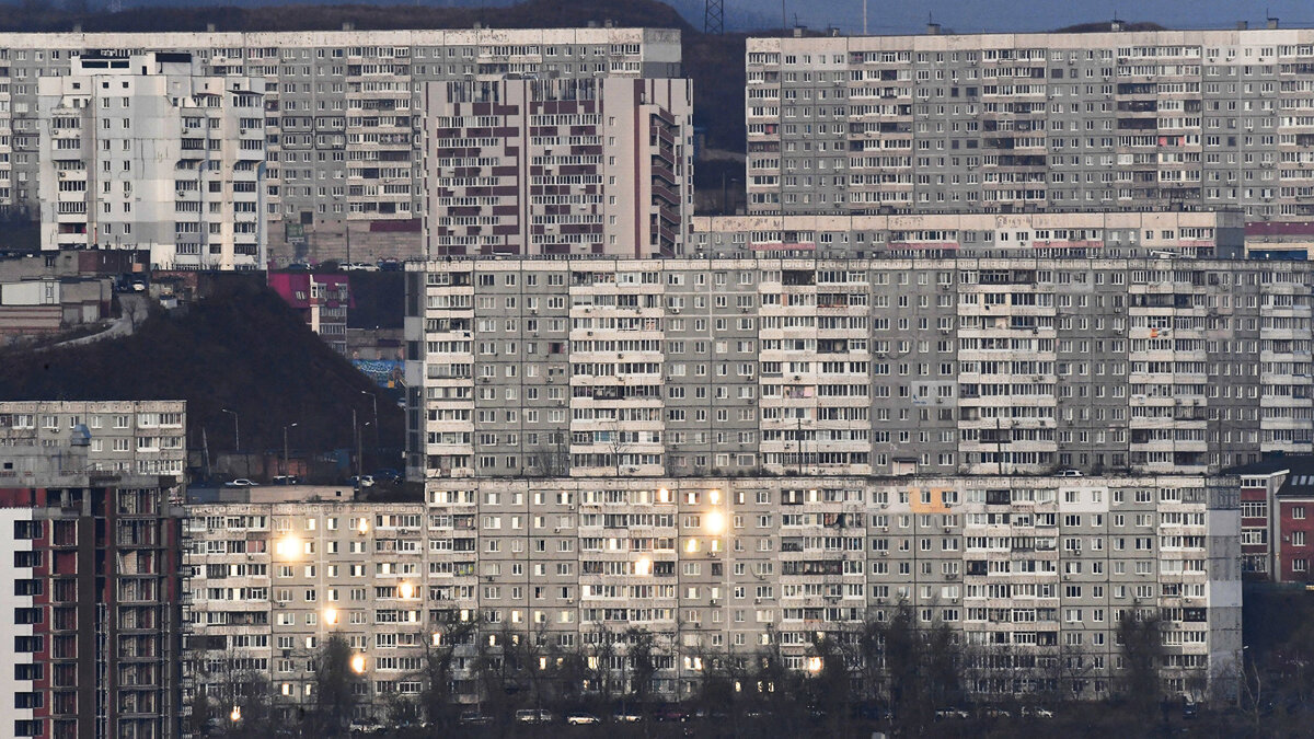    Многоэтажные дома© РИА Новости . Виталий Аньков