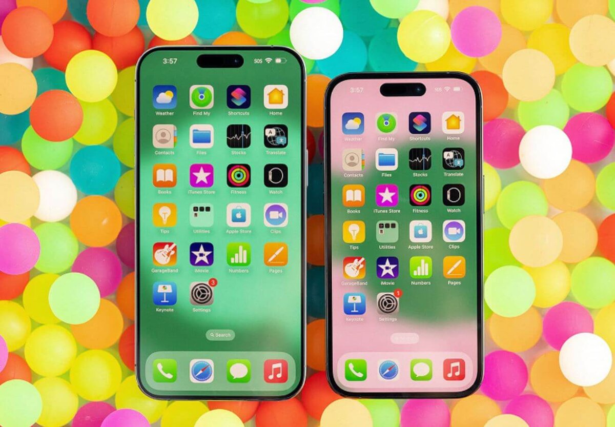    Даже iPhone 14 Pro Max на фоне новой модели выглядит уже не так свежо. Источник: Твиттер Ice Universe