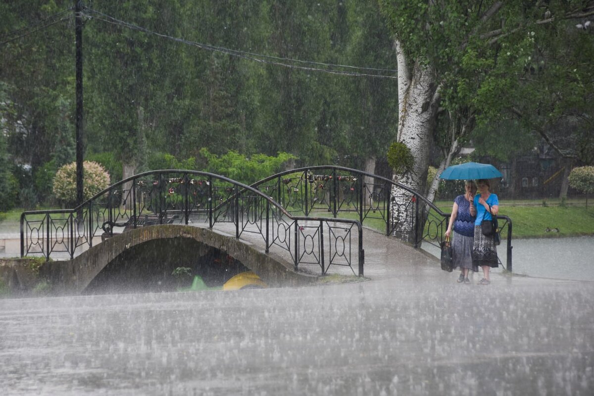 Дождь в крыму фото