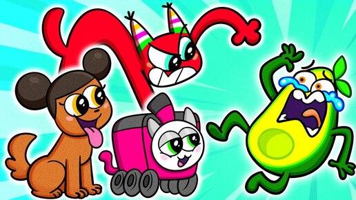 Amanda the Adventurer, Choo Choo Charles and Banban, BUT THEY ARE PETS?, Crazy Transformation, Avocado Couple I Crazy Comics