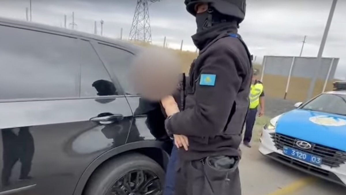    Фото: Кадр из видео/Polisia.kz Рашид Ахмежанов