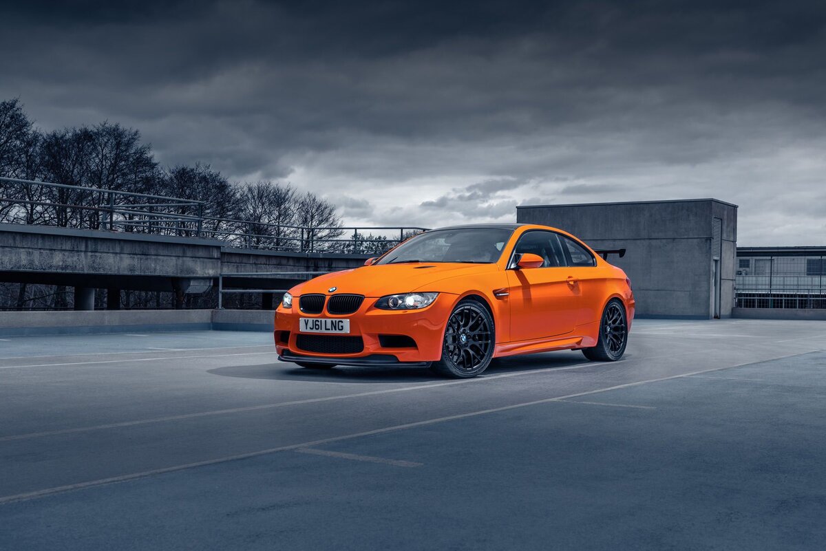 BMW m3 e92 in Rain