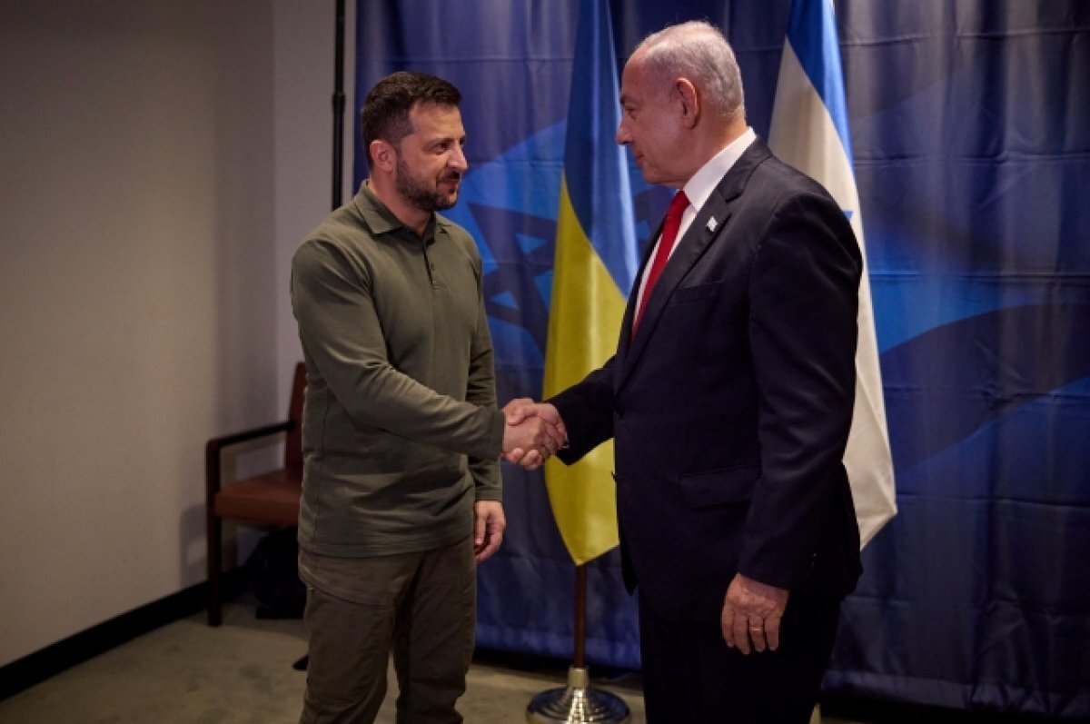    Встреча Зеленского и Нетаньяху началась с конфуза