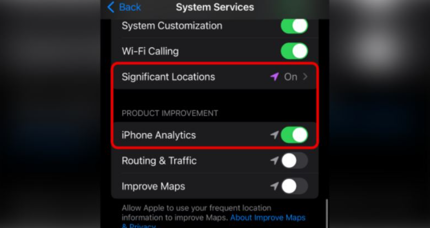 Ios 17.5 не работает геолокация