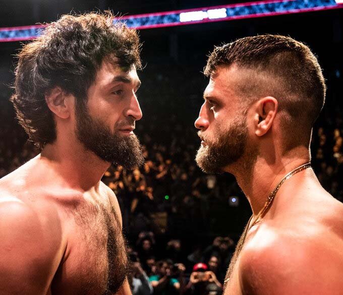 Забит Магомедшарипов - Келвин Каттар дуэль взглядов