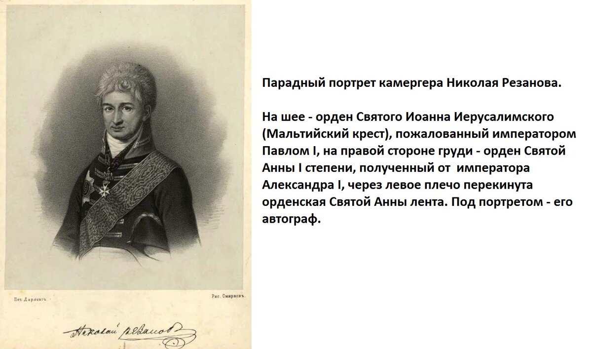 Николай Резанов. Таким он вошёл в историю.