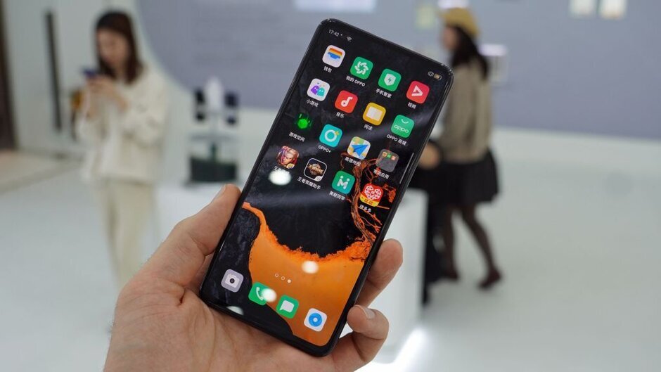 Нет кнопки Oppo, прототип порта не использует селфи-камеру под дисплеем 