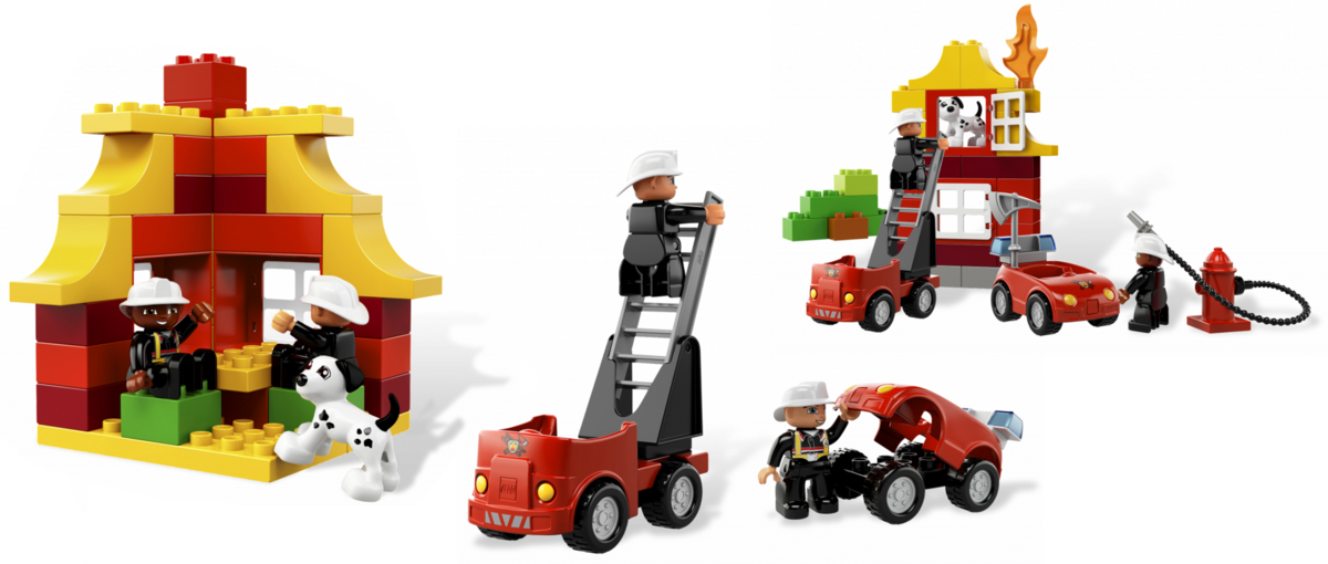 Duplo fire cheap station 6138