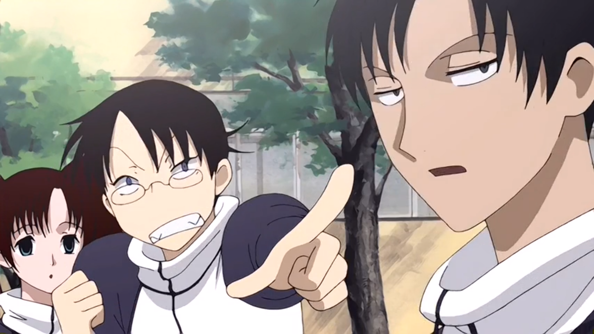 Химавари, Ватануки и Сидзука. Кадр из аниме-сериала «xxxHOLiC» (2006)