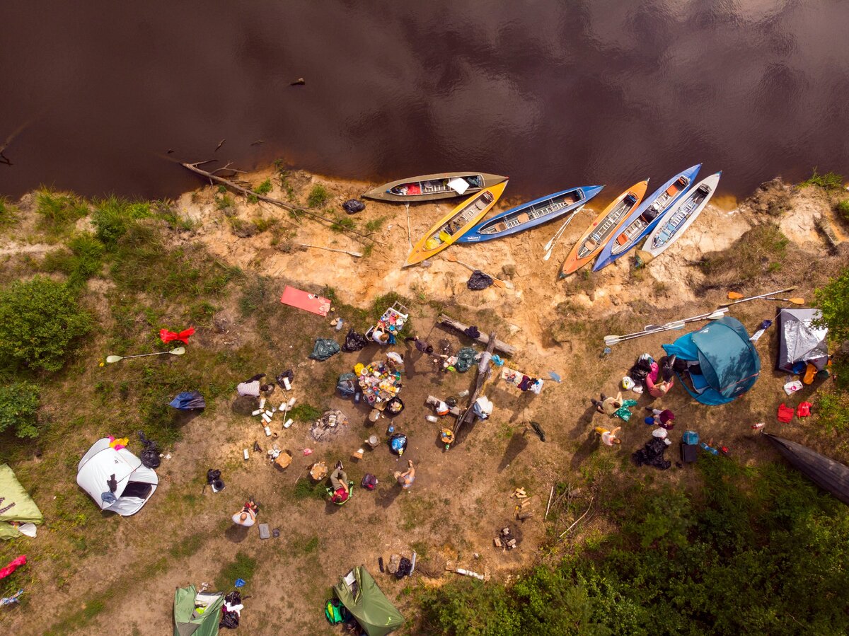 сплав по Пре на байдарках, Рязанская область