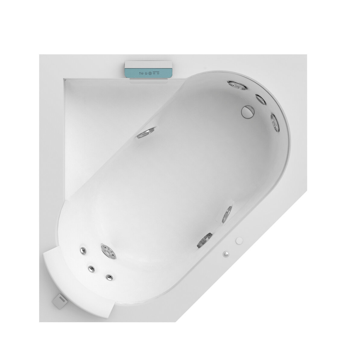 Jacuzzi Aura corner 140, фото компании BathSTUDIO