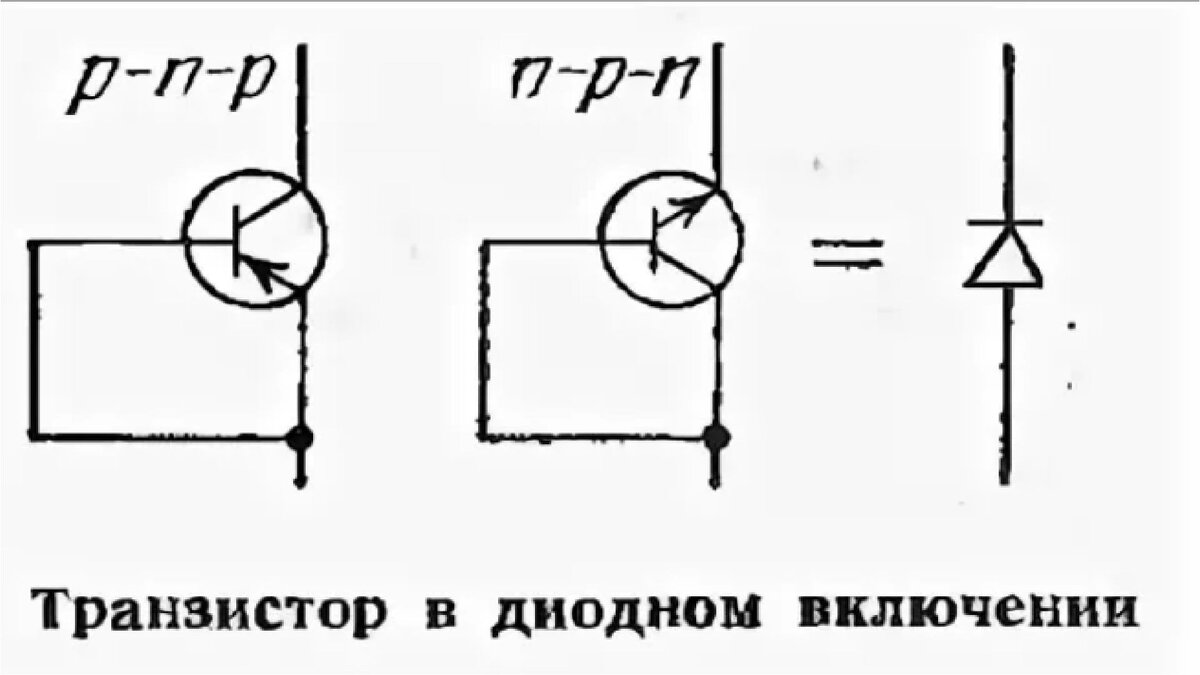 Схему замещения динистора можно представить в виде