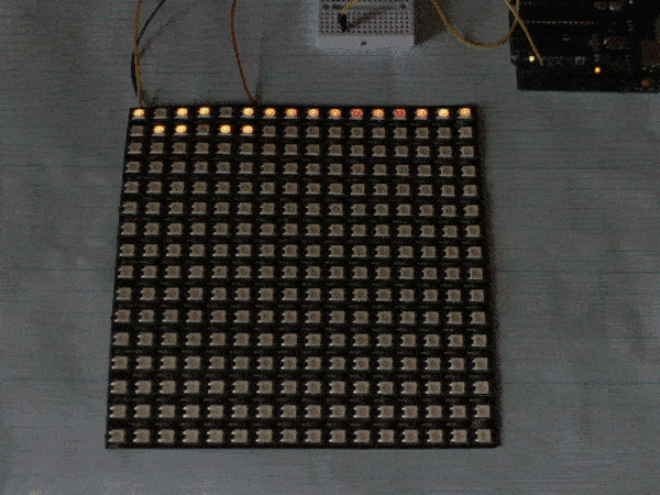 FastLed DemoReel100 program