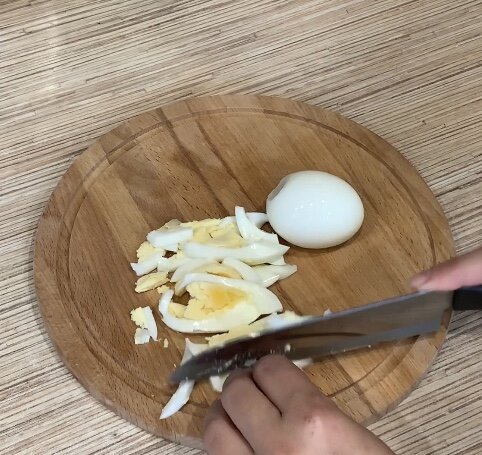 Яйца соломкой 