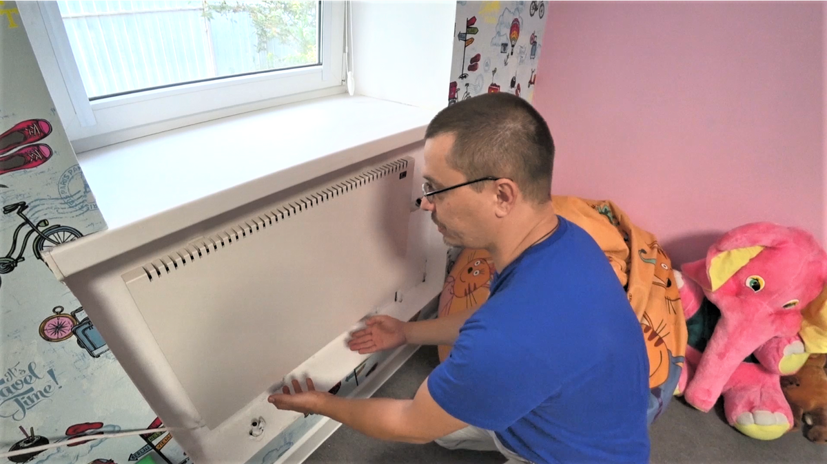 Конвектор КОУЗИ в детской мощностью 320 Ватт. 