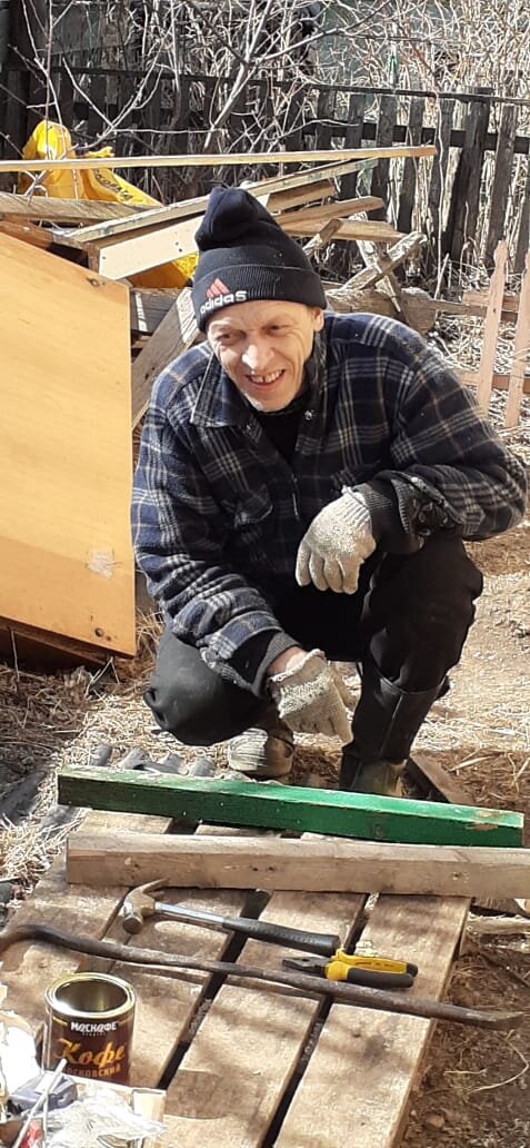 из личного архива Строительство дома для песика.