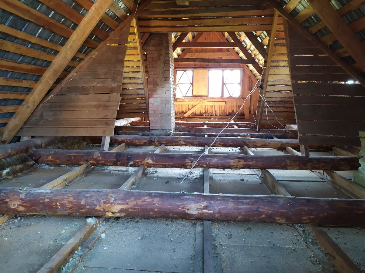 Вычищенный чердак