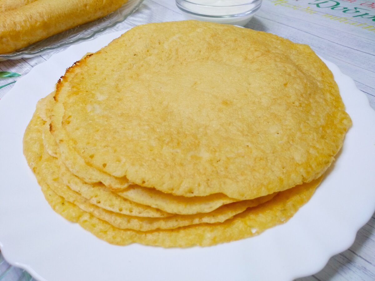 Блины с горохом