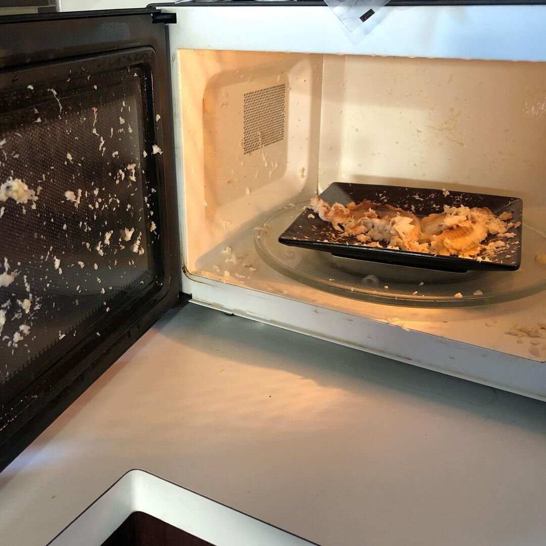 В микроволновке