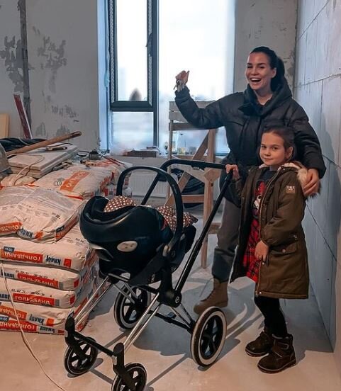 Саша Гозиас с детьми (фото из Instagram)