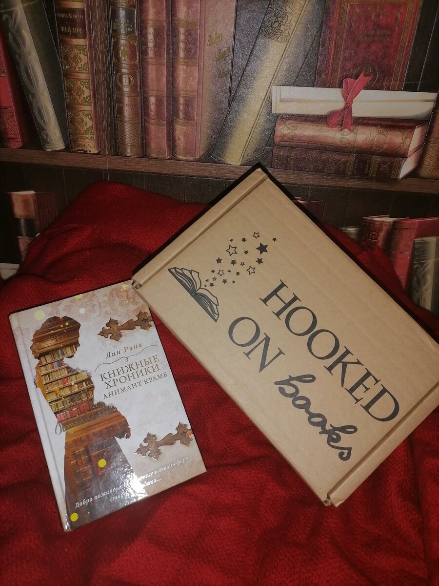 Книга и коробочка в которой таились сюрпризы.