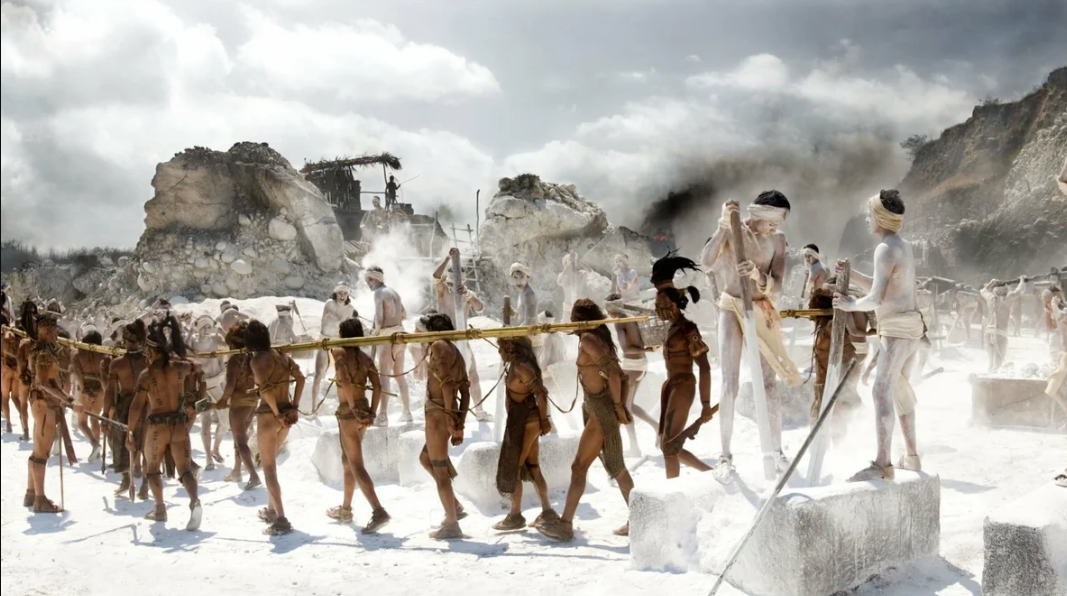 Рабы Майя. Иллюстрация взята из сети "Интернет".