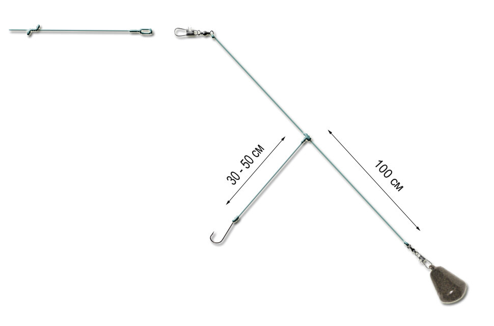 Оснастка ходовой донки.