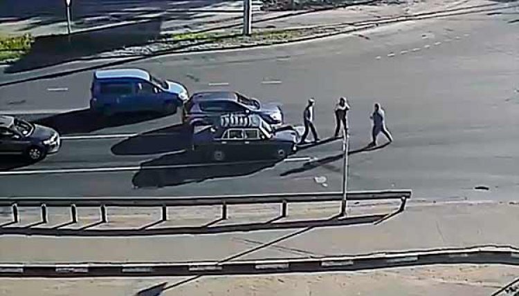 Драка двух водителей в Вологде